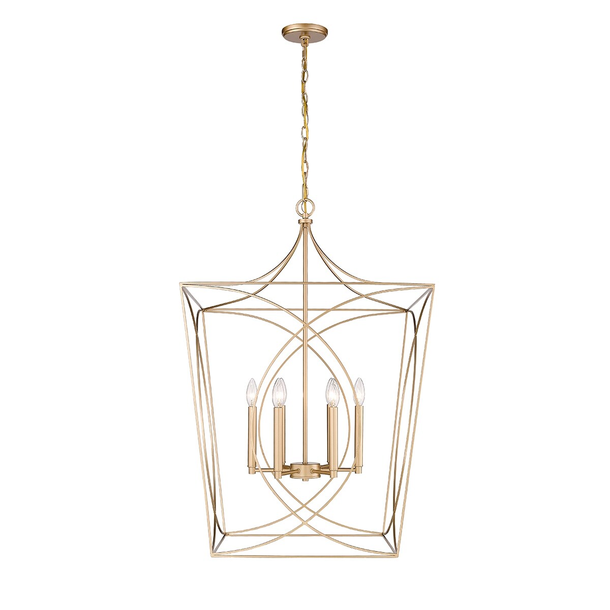 Suspension Tracy à 4 lumières de Millennium Lighting, disponible en plusieurs finitions