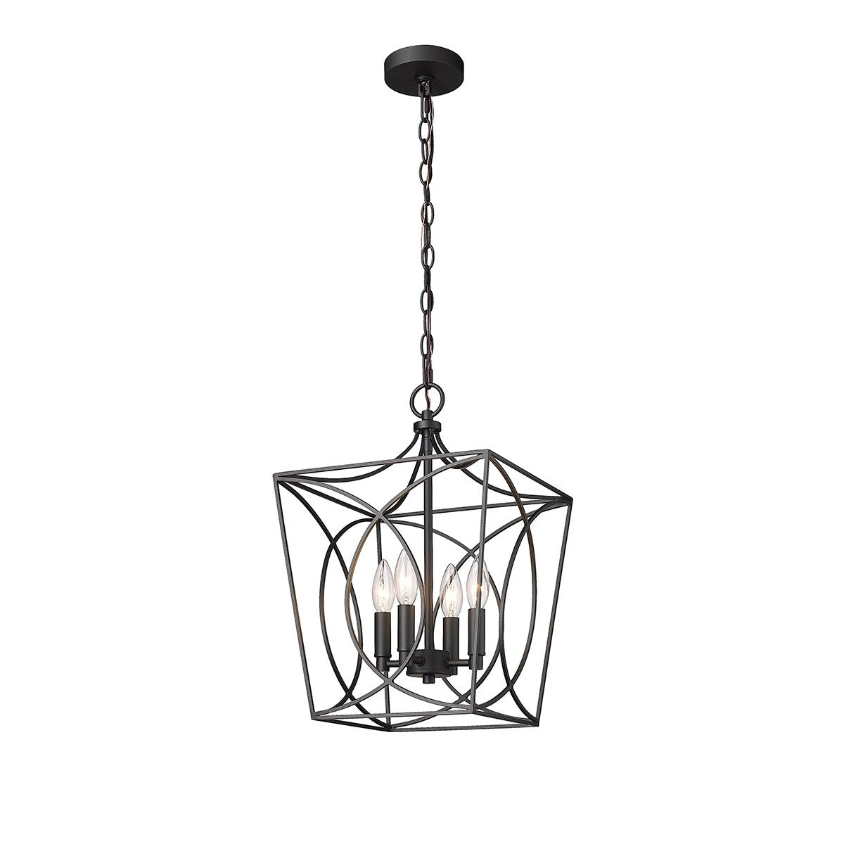 Suspension Tracy à 4 lumières de Millennium Lighting, disponible en plusieurs finitions