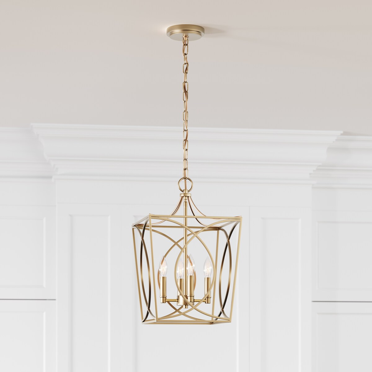 Suspension Tracy à 4 lumières de Millennium Lighting, disponible en plusieurs finitions