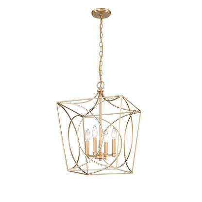 Suspension Tracy à 4 lumières de Millennium Lighting, disponible en plusieurs finitions