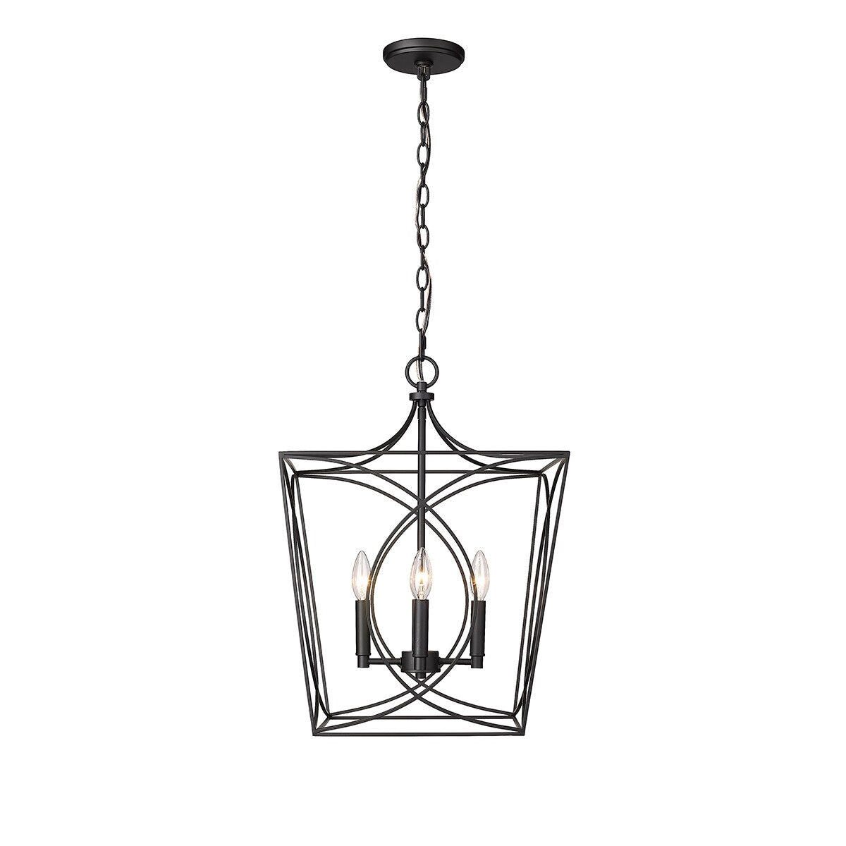 Suspension Tracy à 4 lumières de Millennium Lighting, disponible en plusieurs finitions
