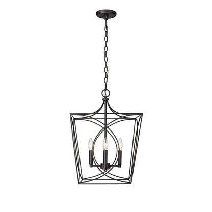 Suspension Tracy à 4 lumières de Millennium Lighting, disponible en plusieurs finitions