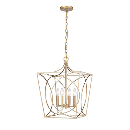 Suspension Tracy à 4 lumières de Millennium Lighting, disponible en plusieurs finitions