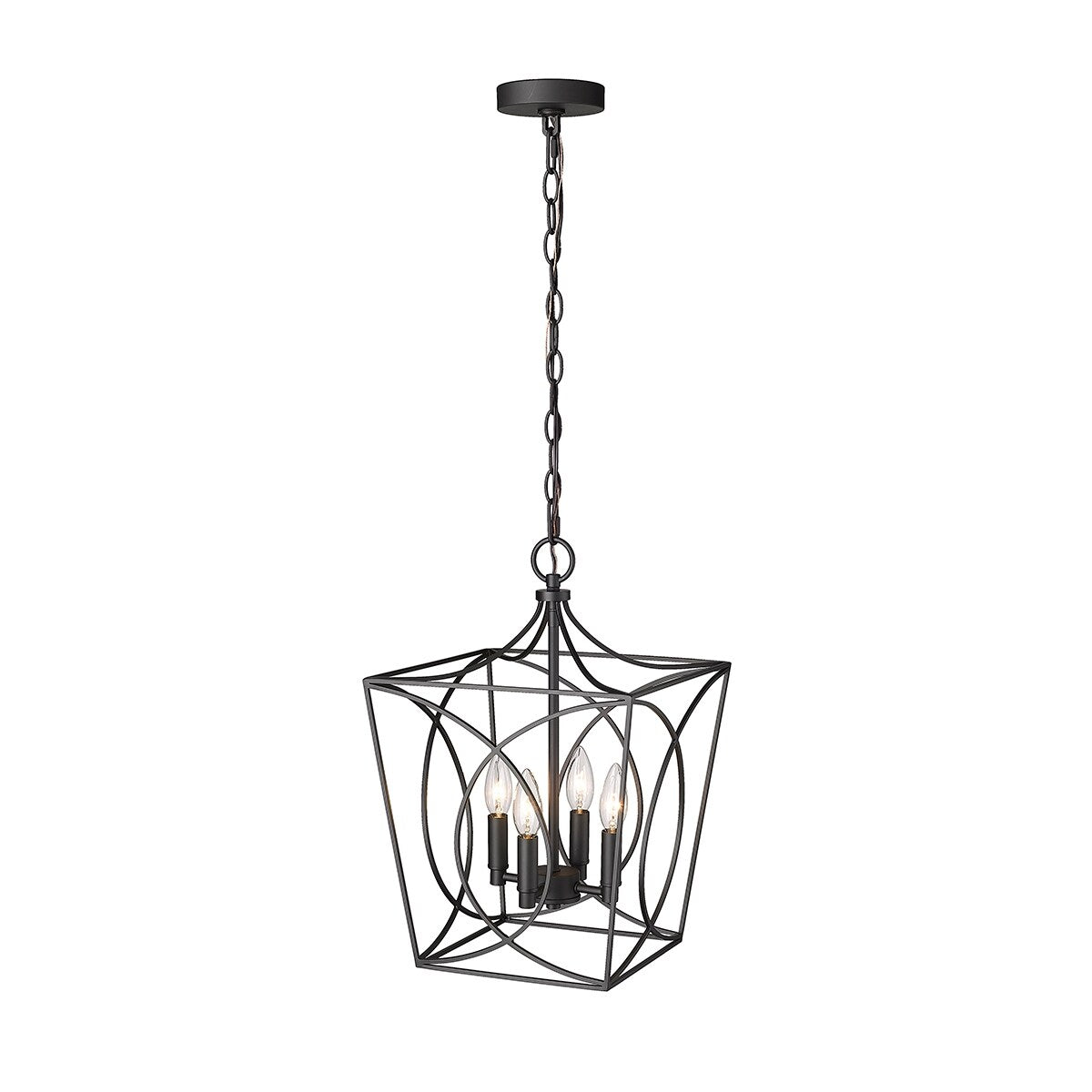 Suspension Tracy à 4 lumières de Millennium Lighting, disponible en plusieurs finitions