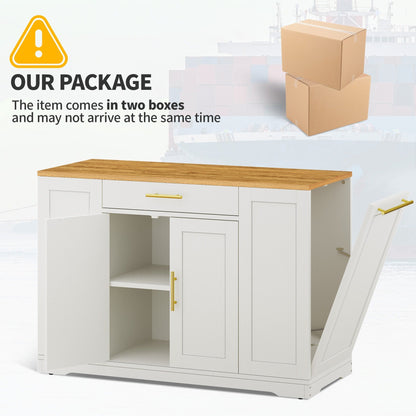 Moasis Meuble de rangement roulant pour îlot de cuisine de 53 pouces, chariot de cuisine mobile portable