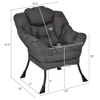 Fauteuil d'appoint moderne, fauteuil de salon, canapé individuel.