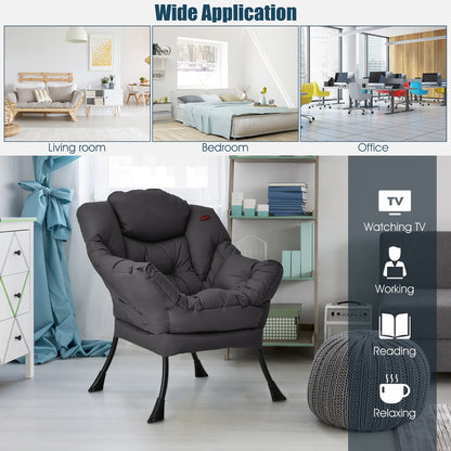 Fauteuil d'appoint moderne, fauteuil de salon, canapé individuel.