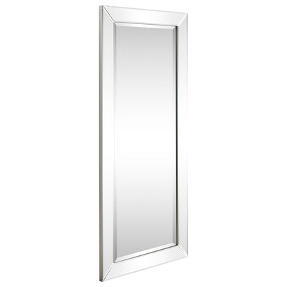 Miroir rectangulaire biseauté transparent haute définition à monter au mur pour salle de bain, meuble-lavabo, chambre à coucher, 3 tailles