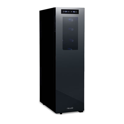 Cave à vin réfrigérante Newair Shadow-T Series, 18 bouteilles, double zone de température, autoportante, thermoélectrique, contrôle numérique
