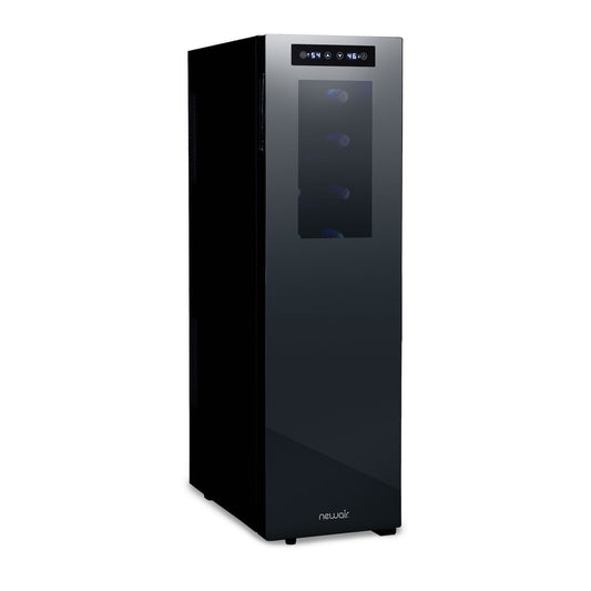 Cave à vin réfrigérante Newair Shadow-T Series, 18 bouteilles, double zone de température, autoportante, thermoélectrique, contrôle numérique