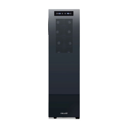 Cave à vin réfrigérante Newair Shadow-T Series, 18 bouteilles, double zone de température, autoportante, thermoélectrique, contrôle numérique