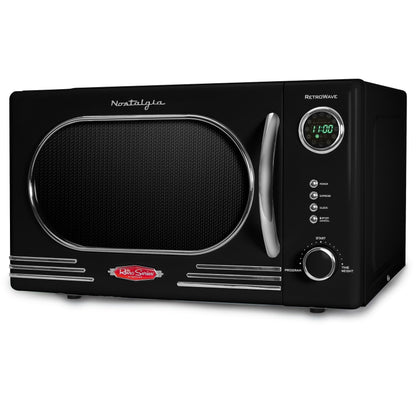 Nostalgia Retro Countertop Microwave 1.1 Cu Ft & 1000 Watt