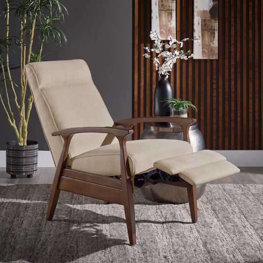 Fauteuil inclinable Notker de 65 cm de large, style milieu de siècle, par iNSPIRE Q Modern