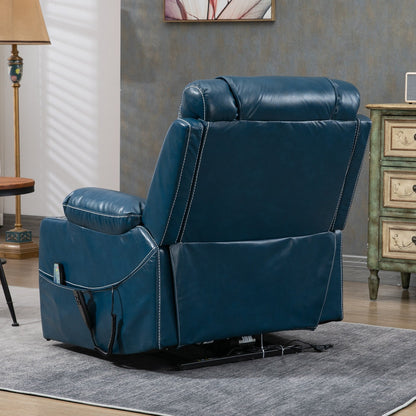 Chaise inclinable à levage électrique améliorée, modèle phare, à double moteur, avec contrôle indépendant, surdimensionnée, inclinable à 180° et à dossier plat.