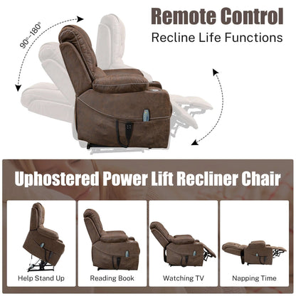 Chaise inclinable à levage électrique améliorée, modèle phare, à double moteur, avec contrôle indépendant, surdimensionnée, inclinable à 180° et à dossier plat.