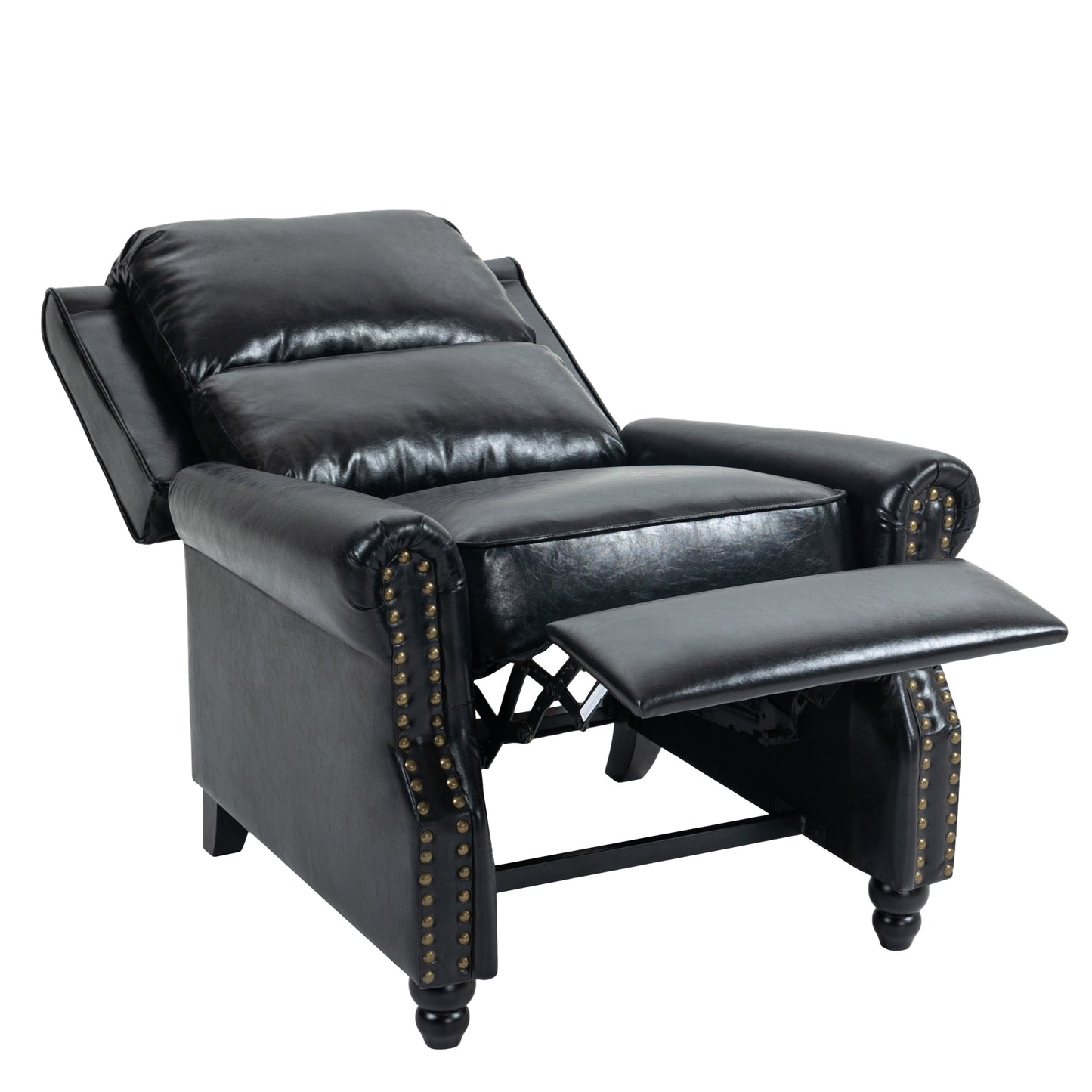 Fauteuils inclinables à commande manuelle avec garniture à clous cloutés