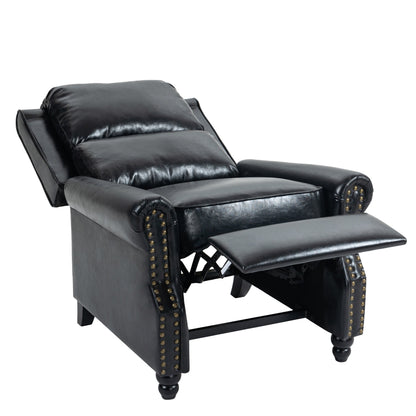 Fauteuils inclinables à commande manuelle avec garniture à clous cloutés