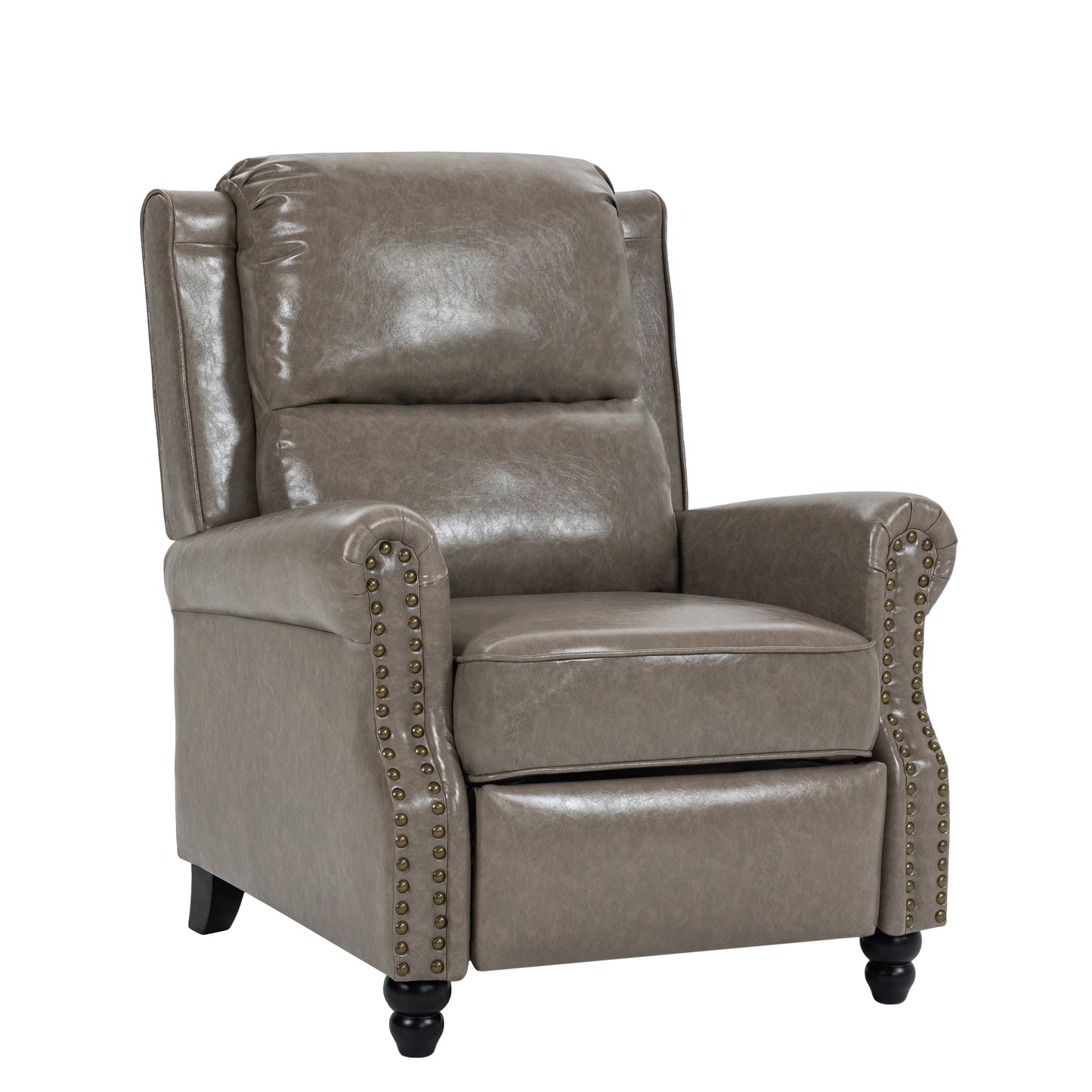 Fauteuils inclinables à commande manuelle avec garniture à clous cloutés