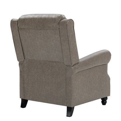 Fauteuils inclinables à commande manuelle avec garniture à clous cloutés