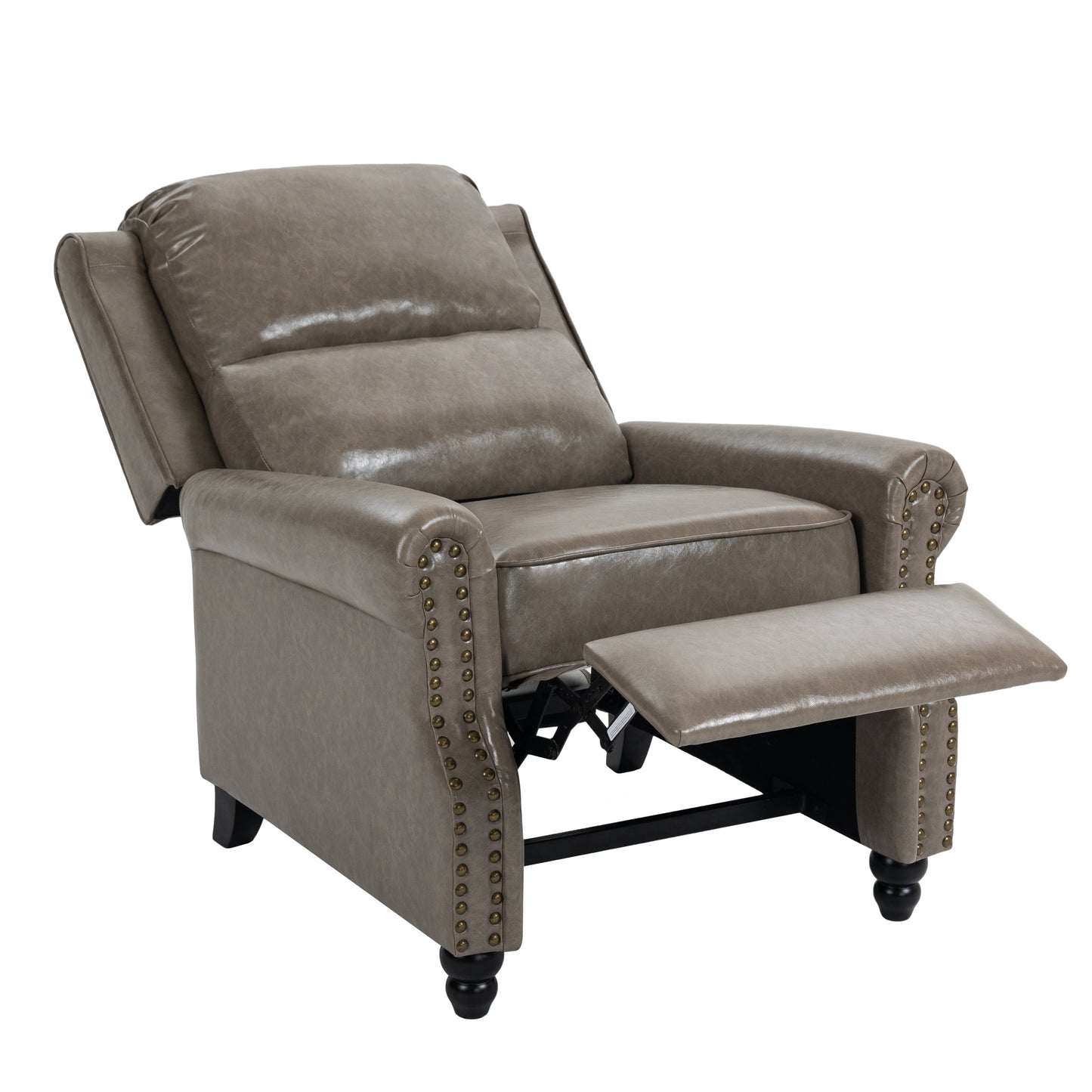 Fauteuils inclinables à commande manuelle avec garniture à clous cloutés