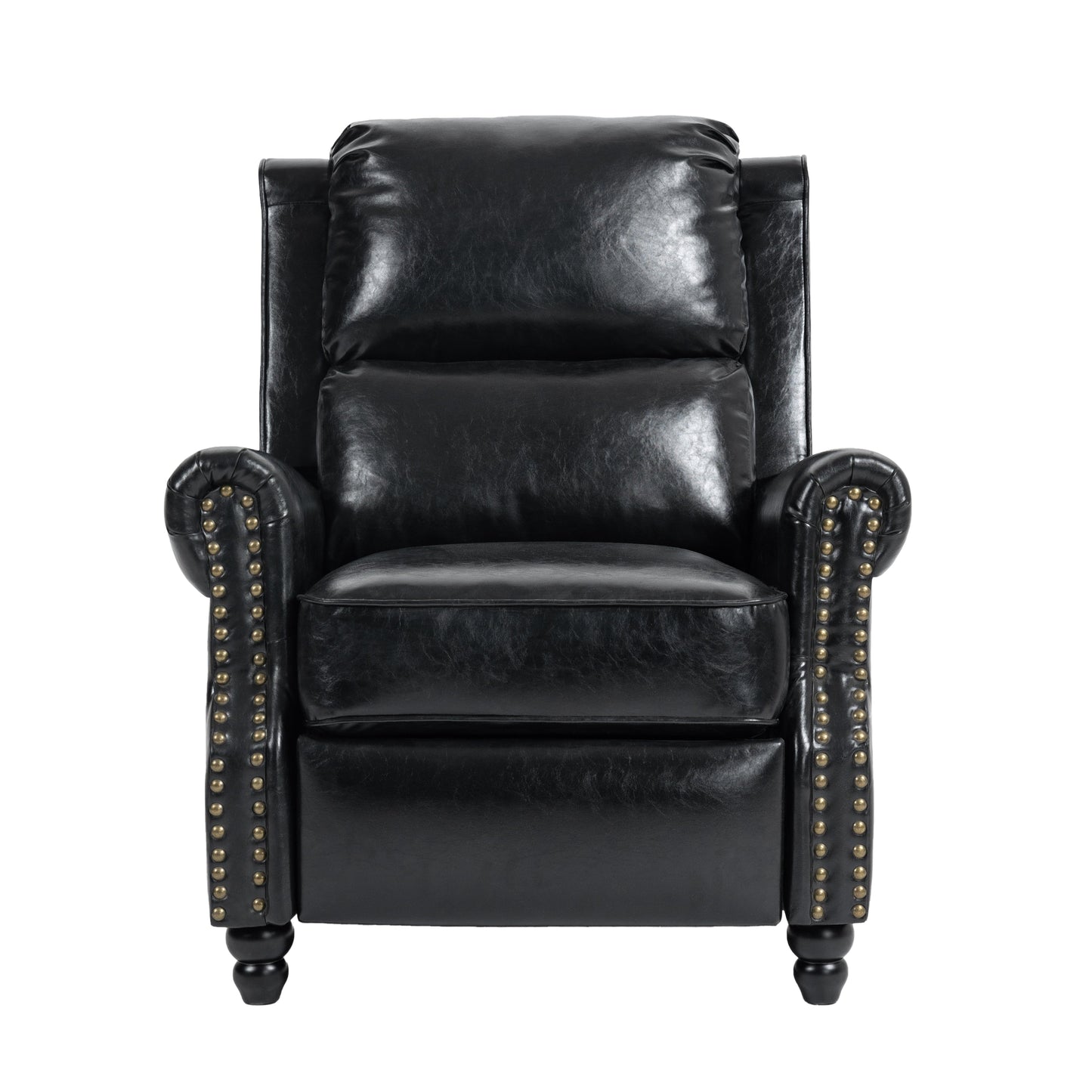 Fauteuils inclinables à commande manuelle avec garniture à clous cloutés