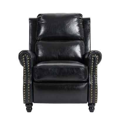 Fauteuils inclinables à commande manuelle avec garniture à clous cloutés