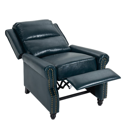 Fauteuils inclinables à commande manuelle avec garniture à clous cloutés