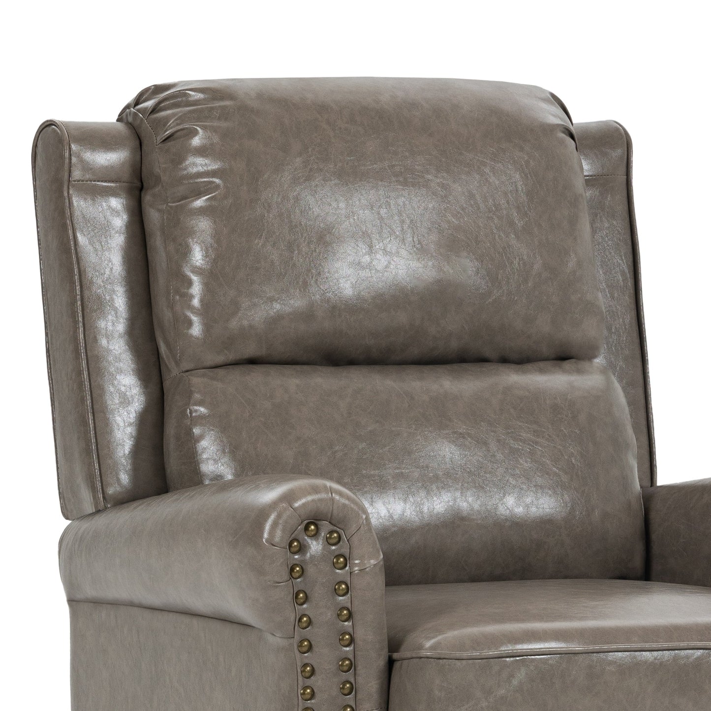 Fauteuils inclinables à commande manuelle avec garniture à clous cloutés
