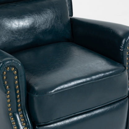Fauteuils inclinables à commande manuelle avec garniture à clous cloutés