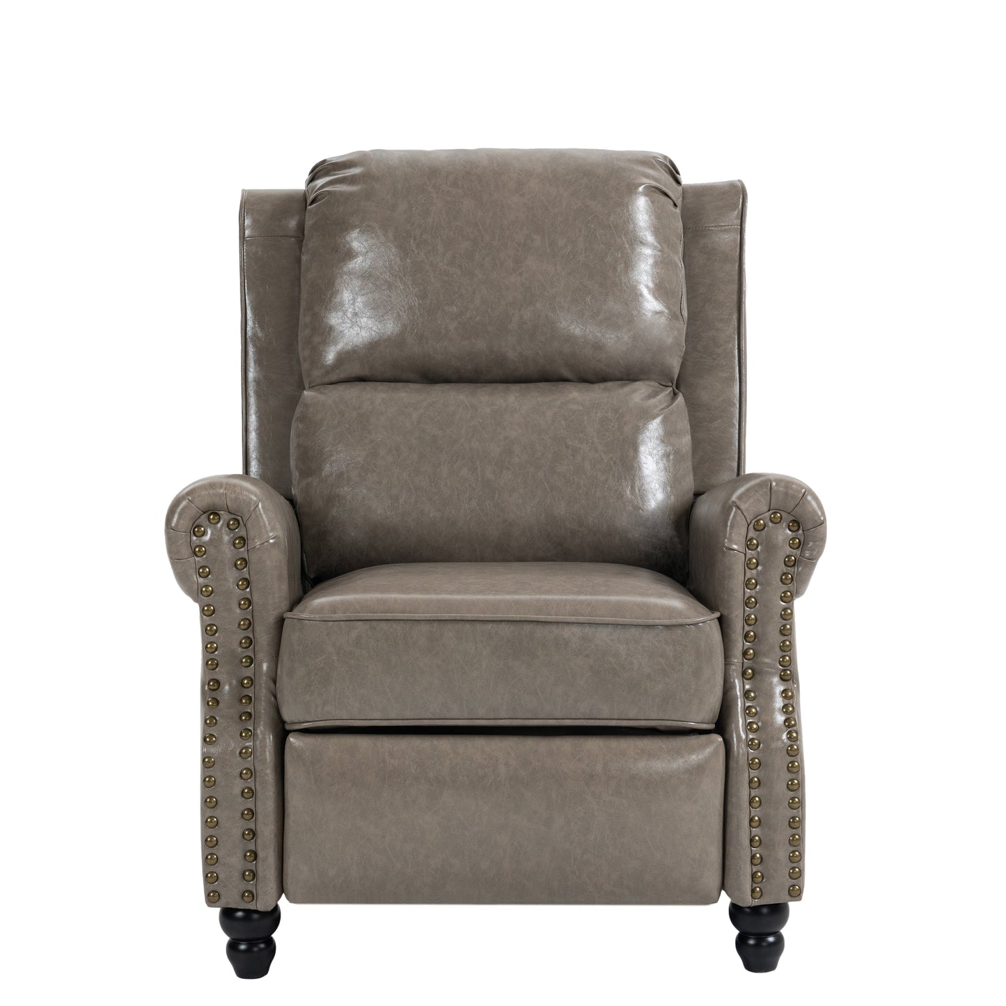 Fauteuils inclinables à commande manuelle avec garniture à clous cloutés