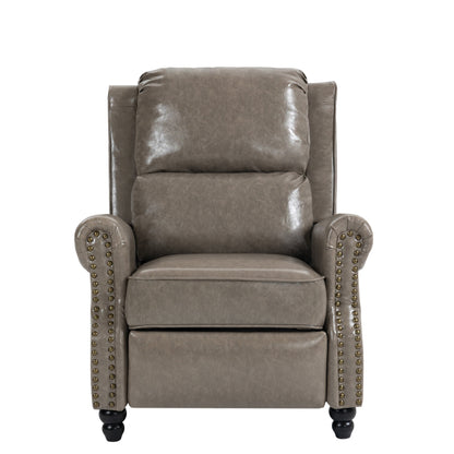 Fauteuils inclinables à commande manuelle avec garniture à clous cloutés