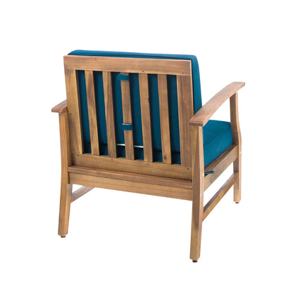 Ensemble de salon d'extérieur 7 pièces en bois d'acacia Perla de Christopher Knight Home