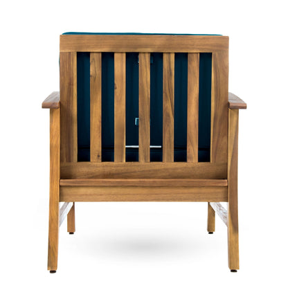 Ensemble de salon d'extérieur 7 pièces en bois d'acacia Perla de Christopher Knight Home