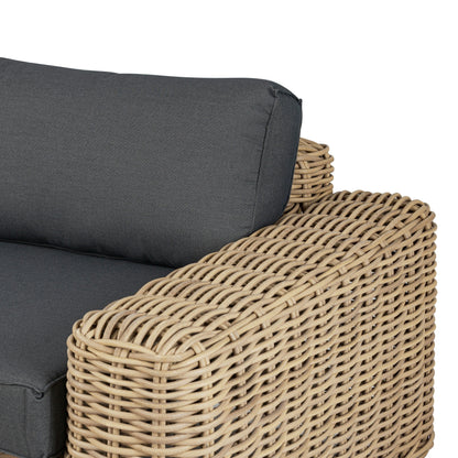 Ensemble d'assises d'angle d'extérieur/de terrasse Poly &amp; Bark Puglia avec table basse