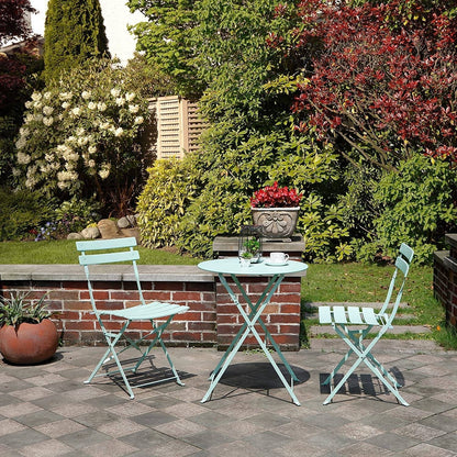 Table ronde pour 2 personnes - Ensemble bistrot de 23,6 pouces de long