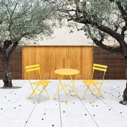 Table ronde pour 2 personnes - Ensemble bistrot de 23,6 pouces de long