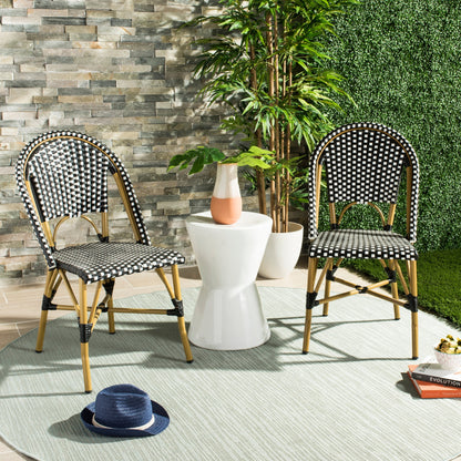 SAFAVIEH Marolyn Chaise de salle à manger empilable (lot de 2) - 46L x 56P x 89H