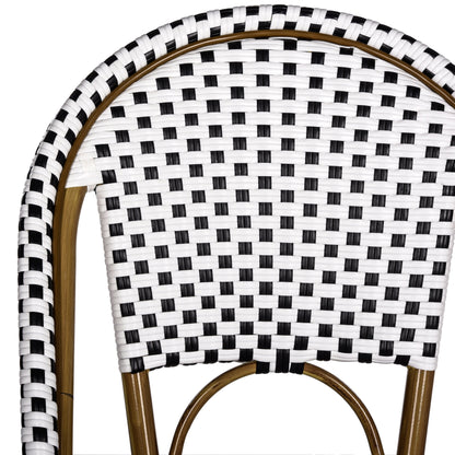 SAFAVIEH Marolyn Chaise de salle à manger empilable (lot de 2) - 46L x 56P x 89H