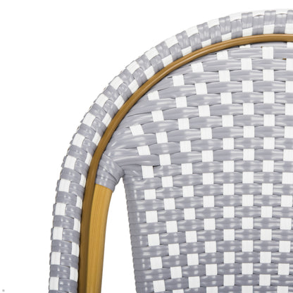 SAFAVIEH Marolyn Chaise de salle à manger empilable (lot de 2) - 46L x 56P x 89H