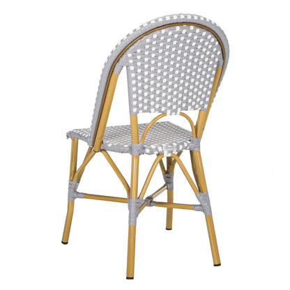 SAFAVIEH Marolyn Chaise de salle à manger empilable (lot de 2) - 46L x 56P x 89H