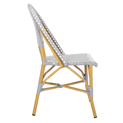 SAFAVIEH Marolyn Chaise de salle à manger empilable (lot de 2) - 46L x 56P x 89H