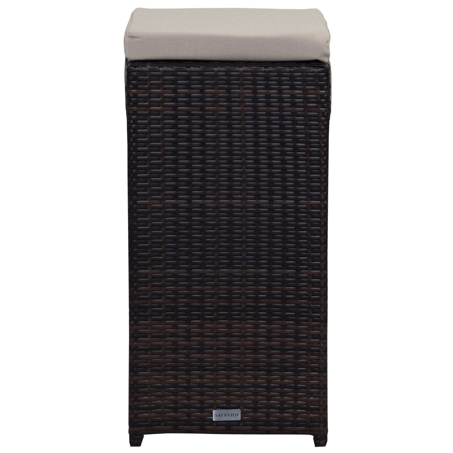 Ensemble de bar pour extérieur Euda de SAFAVIEH (7 pièces) - 74L x 150P x 107H (cm)