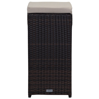 Ensemble de bar pour extérieur Euda de SAFAVIEH (7 pièces) - 74L x 150P x 107H (cm)