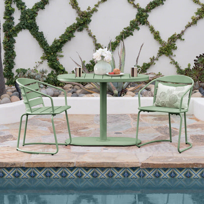 Ensemble de bistro pour extérieur Santa Monica 3 pièces de Christopher Knight Home