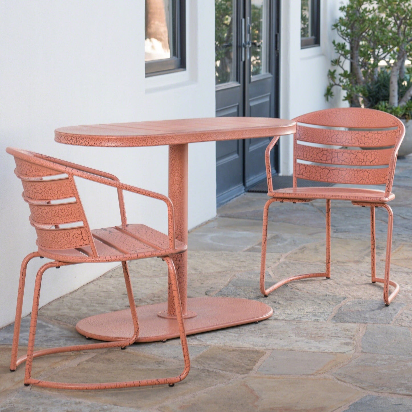 Ensemble de bistro pour extérieur Santa Monica 3 pièces de Christopher Knight Home
