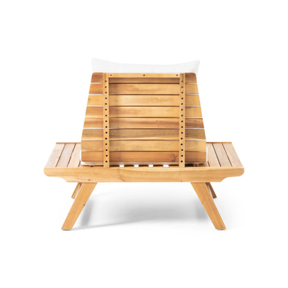Chaise de jardin en bois d'acacia Sedona (lot de 2) par Christopher Knight Home