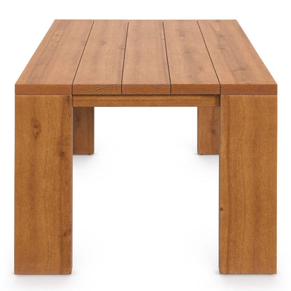 Ensemble de meubles de patio d'extérieur Tahoe en bois d'acacia, 5 pièces
