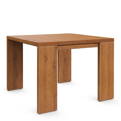 Ensemble de meubles de patio d'extérieur Tahoe en bois d'acacia, 5 pièces