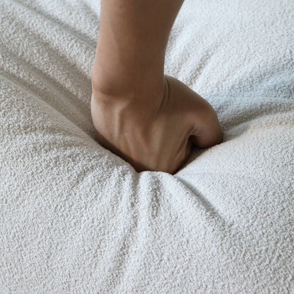 Ensembles de canapé pouf en velours Teddy