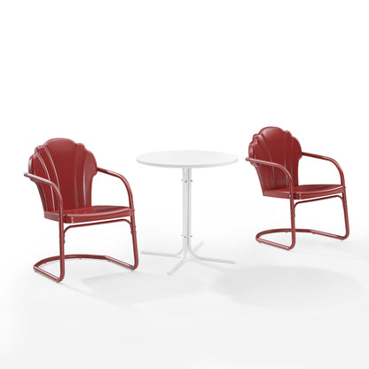 Ensemble de bistro pour extérieur Crosley Tulip 3 pièces - 98 L x 29 P x 32,88 H (les dimensions sont en pouces)